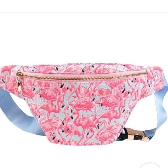 Simply Southern Fanny Pack Belt Bag Flamingo New! - Picture 1 of 7